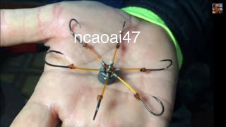 DIY Fishing - How To Tie Touch Hook(44)Hướng dẫn buộc lưỡi lục
