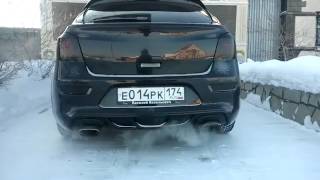 Двойной выхлоп Chevrolet Cruze хэтчбек