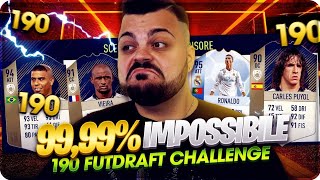 99,9% IMPOSSIBILE ! 190 FUT DRAFT CHALLENGE [FIFA 18]