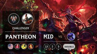 Pantheon Mid vs Ryze - NA Challenger Patch 9.12