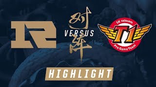 RNG vs. SKT Worlds Semifinals Match Highlights 2017