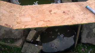 garden rail bridge template