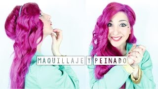 MI LOOK DE FIN DE AÑO ✩ maquillaje y peinado 2015 - Ann Look