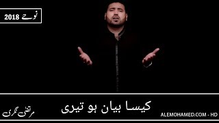 Kaisy Bayaan Ho Teri | Murtaza Nagri Nohay Ayyam-e-Fatima S.A 1439/2018 HD