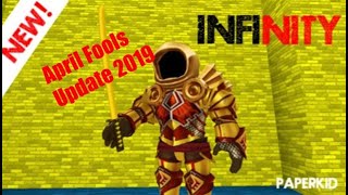 Roblox Infinity RPG April Fools Update 2019 (Code no longer works)