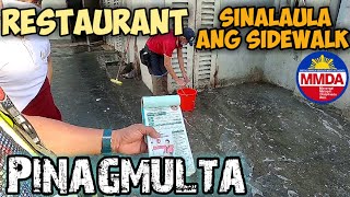 Improper waste disposal ng isang restaurant nabisto, pinagmulta | MMDA-TFSO | Metro Manila Update