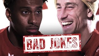 FIRST TO LAUGH LOSES! | Bad Jokes Christmas Cracker Special