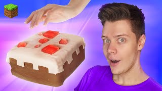 я приготовил НАСТОЯЩИЙ ТОРТ из МАЙНКРАФТ ? ПОВТОРЯЕМ ЕДУ из ИГР