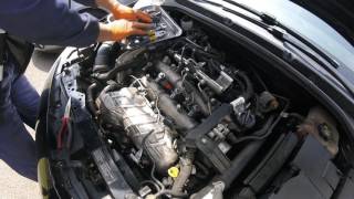 How to change the injector Opel Vauxhall astra 2.0 cdti / Как поменять инжектор Opel  astra 2.0 cdti