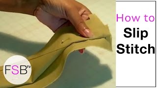 How to Slipstitch