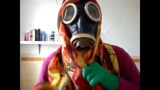 Gasmask Scarf Lady