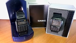 Две пары интересных часов Casio Databank. Японские наручные калькуляторы