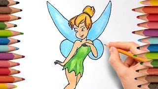 Как Нарисовать Фею Динь-Динь / How to Draw Fairy Tinker Bell