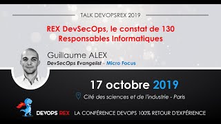 devops REX 2019 - REX DevSecOps, le constat de 130 Responsables Informatiques