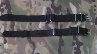 Самодельный ремешок для часов из нейлоновой ленты