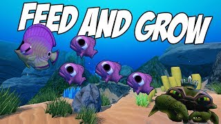 СОЗДАЛ СВОЮ СТАЮ, НАПАЛ КРАБ, ОБНОВЛЕНИЕ | Feed and Grow: Fish