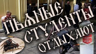 Пьяные студенты отдыхают