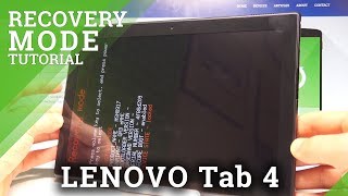 How to Enter Recovery Mode on LENOVO Tab 4 - LENOVO Recovery Menu |HardReset.Info