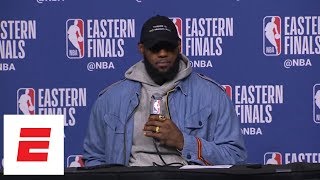 LeBron James and Jayson Tatum discuss moment they shared after Game 7 | ESPN