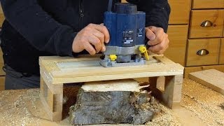 simple Router Planer Jig - Woodworking // how to