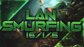 1v9 TWITCH JUNGLE LAN HIGH ELO (Masters) - League of Legends