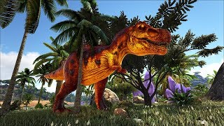 Ark Coop Map Crystal #33: Bắt T rex Dung nham cực đẹp mắt