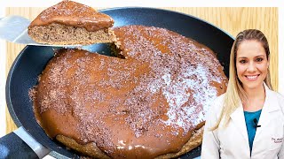 Bolo de FRIGIDEIRA de Chocolate SEM TRIGO e MANTEIGA - Delícia Rápida e Saudável