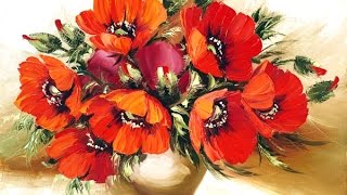 Мастер класс рисуем маки