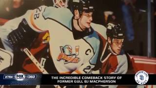 BJ MacPherson on his incredible recovery from a terrible hockey injury