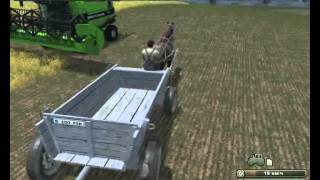 Скачать бесплатно мод "Лошадь с повозкой" для игры "Farming Simulator 2013"