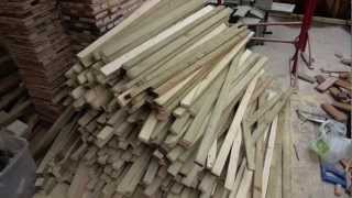 Cutting molding and making jigs for the geodome