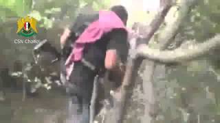 Сирия Lattakia Террорюг на горе прессанули
