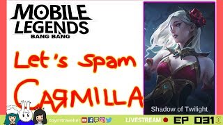 TRYING TO SPAM CARMILLA ON SOLO RANKED GAMES - TOTR Live 031