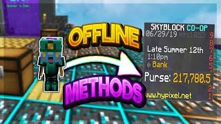 How To Make MONEY OFFLINE! (Hypixel Skyblock Guide)