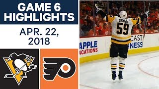 NHL Highlights | Penguins vs. Flyers, Game 6 - Apr. 22, 2018