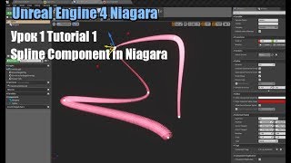 Unreal Engine 4 Niagara 
Tutorial 1
Spline Component