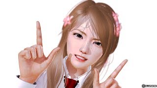 [Illusion HoneySelect Customization] . Yuri (Self-made character)