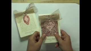 Stampin'UP - Effet de patine avec les poudres à embossage