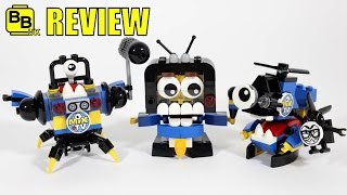LEGO MIXELS SERIES 9 NEWZERS TRIBE SCREENO CAMSTA MYKE REVIEW