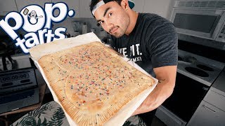DIY GIANT POP-TART! HOW TO MAKE | EATING CHALLENGE