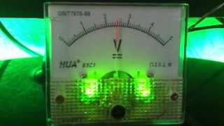 VU метр с динамичной лед подсветкой HUA 85C1 DealExtreme (dx.com)