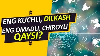 Burjlar eng kuchli, eng dilkash, eng omadli, eng chiroyli, eng ehtirosli, burjlar haqida malumot