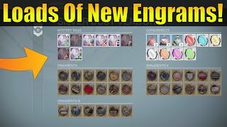 Destiny - NEW Age Of Triumph Engrams Icy Engram, Unity Engram, Arena Engram And More!