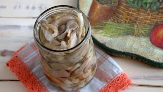 Маринованные вешенки