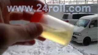 -35С размораживание Дизтоплива добавкой Roil Platinum