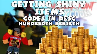 [Roblox] Nuclear Plant Tycoon: GETTING SHINY ITEMS! (Codes in DESC) (Rebirth 100)