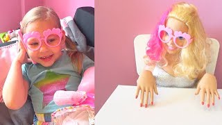 София собирается на вечеринку к Barbie