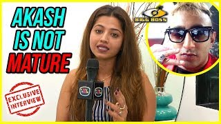 Akash Dadlani Is NOT MATURE To Be In Bigg Boss 11 | Ridheema Tiwari | EXCLUSIVE Interview