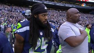 Brian James Performs the National Anthem Seahawks Vs. Colts SNF Oct,1,2017