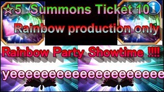 BLEACH Brave Souls#15 ☆5 Summons Ticket 10 Rainbow production only!!!